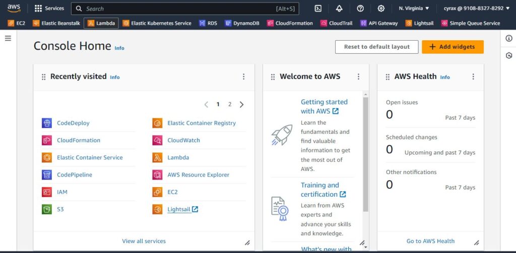 AWS Console